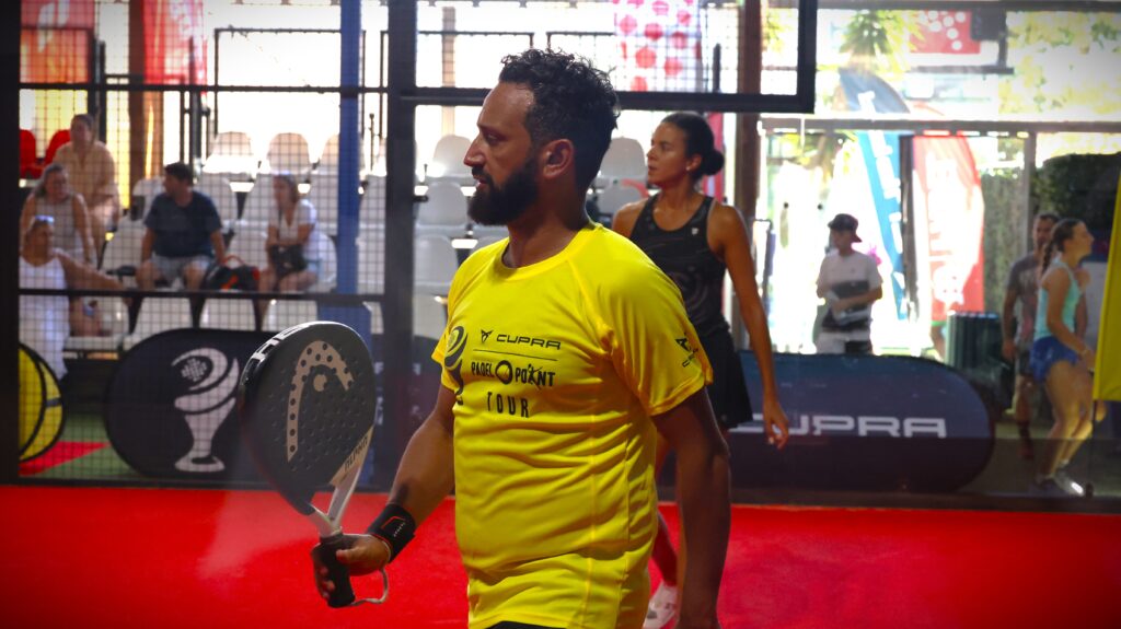 Cyril Hanouna e Melissa Martin Cupra Padel Point Tour Beausoleil