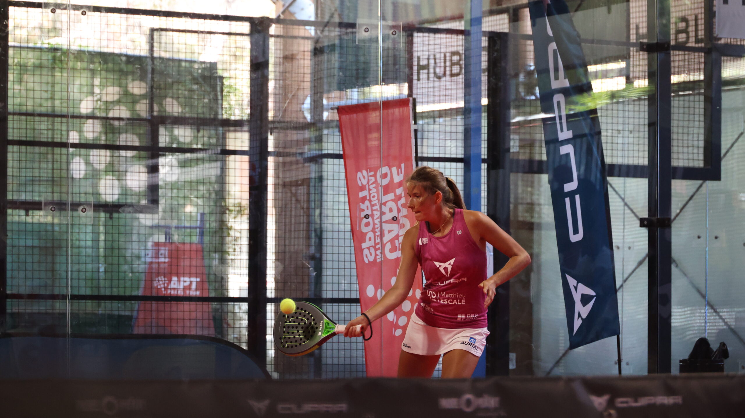 Alix Collombon Forehand 2 Cupra Padel Point Tour Beausoleil