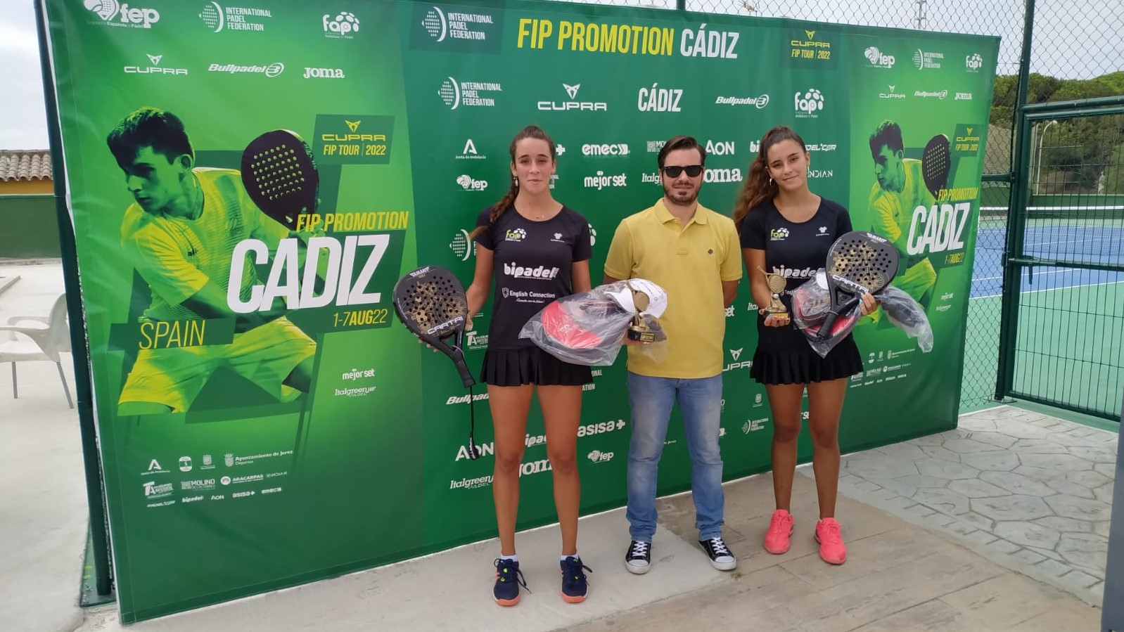 De zussen Rodriguez winnen de FIP-promotie van Cadiz