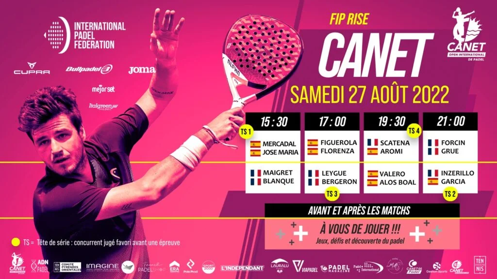 FIP-Rise-Canet-2022-affiches-quarts | Padel Magazine