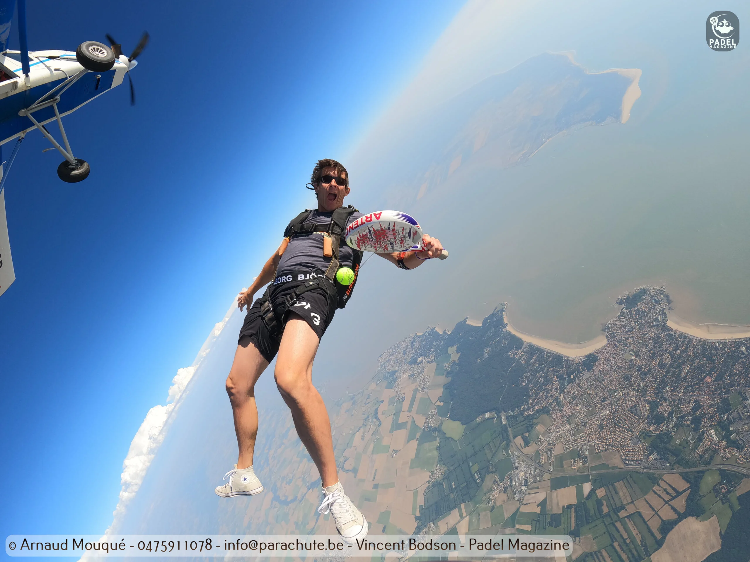 Padel parachute