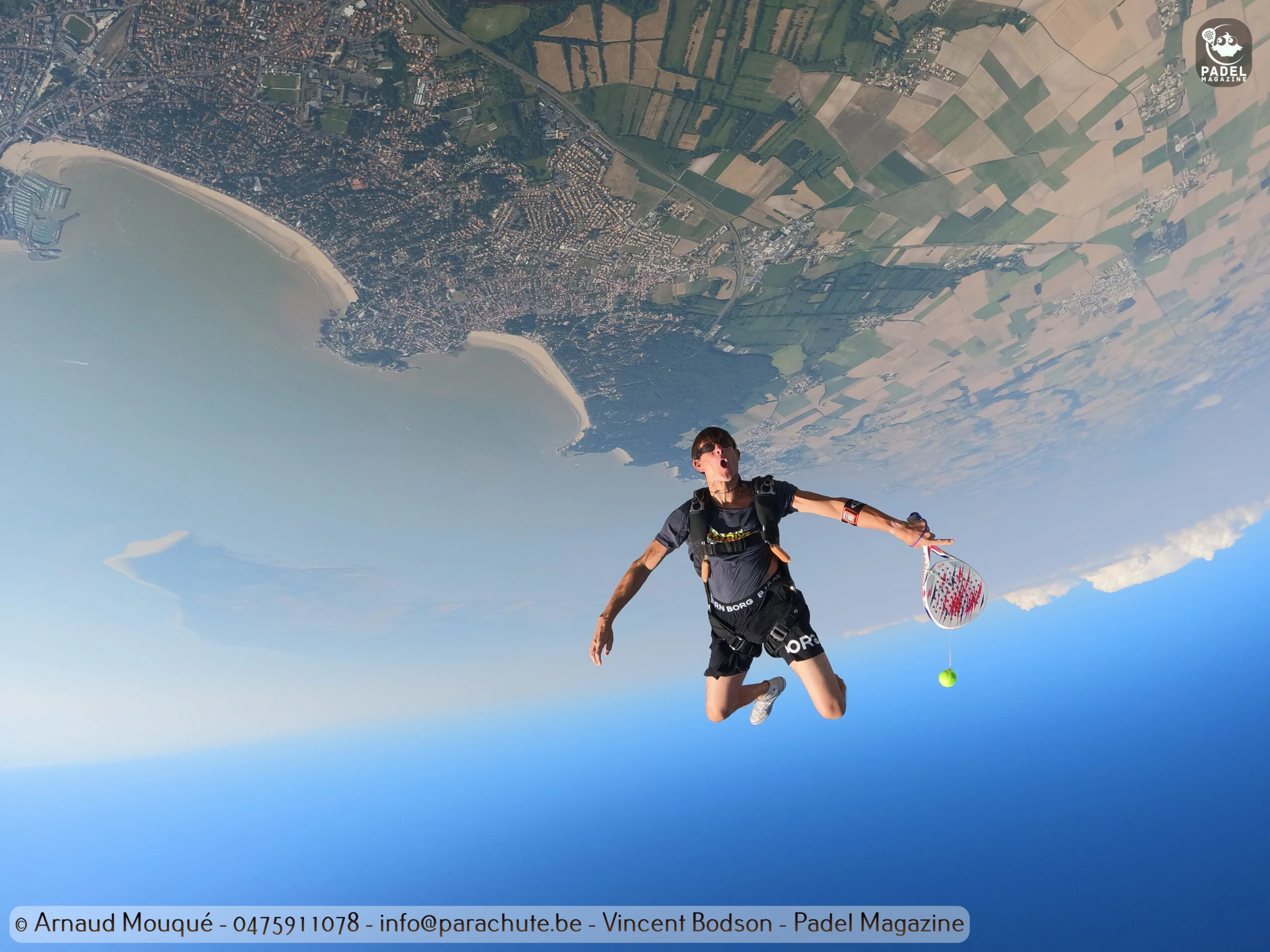 Padel parachute