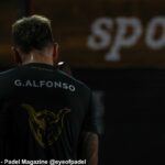 Gonzalo Alfonso from behind APT Padel Tour Tenerife Open