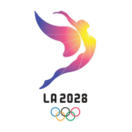 LA 2028 logo white background