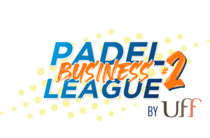 Logo padel business leagueF transparent background