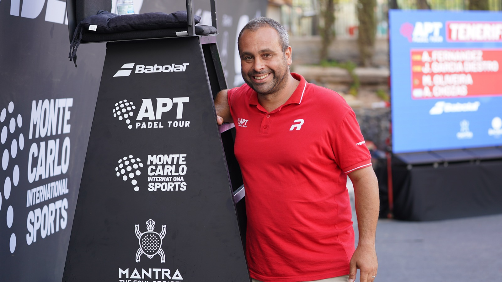 Sergio Perez arbitro APT Padel Tour