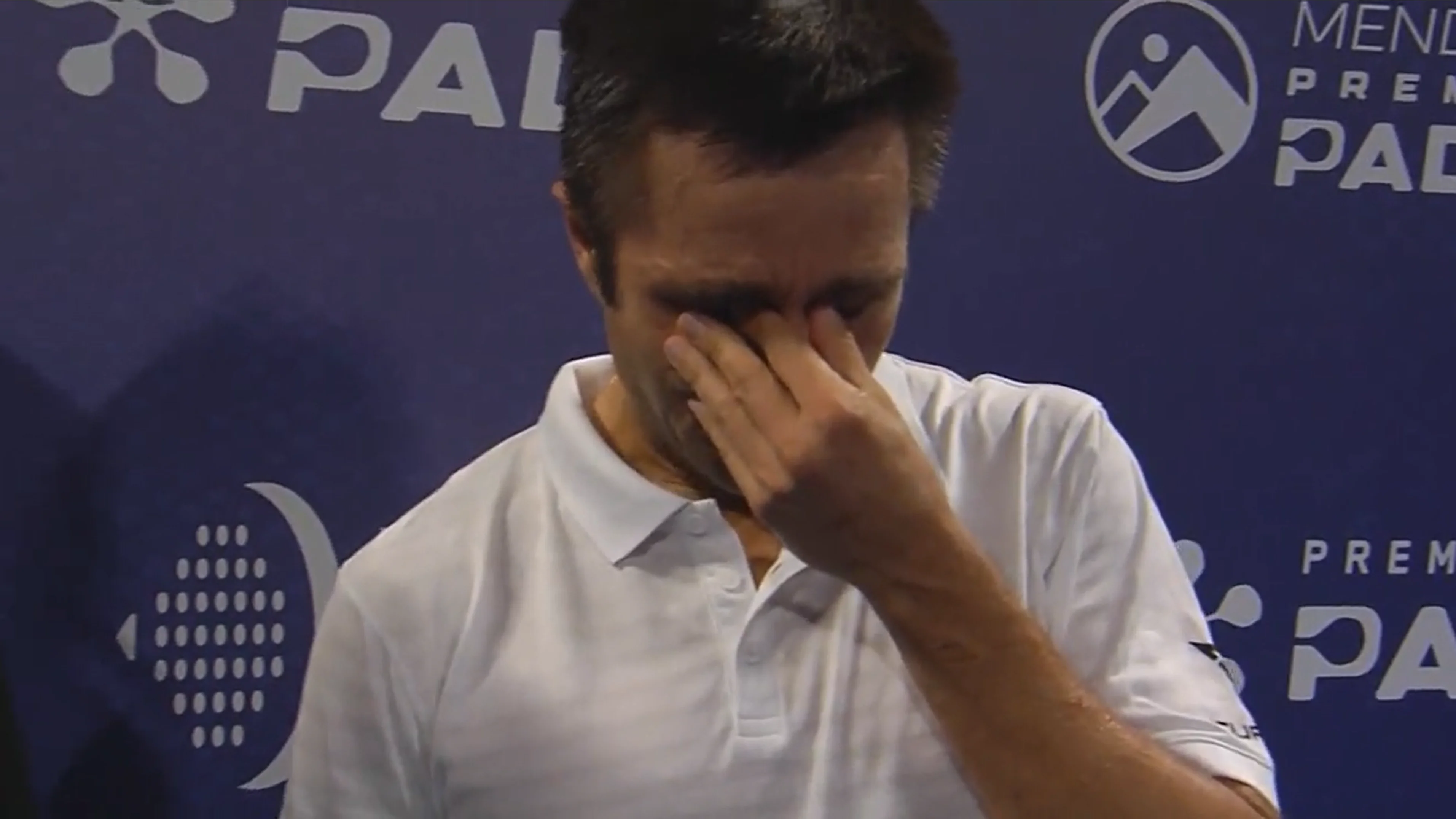 Fernando Belasteguin in tears | Padel Magazine