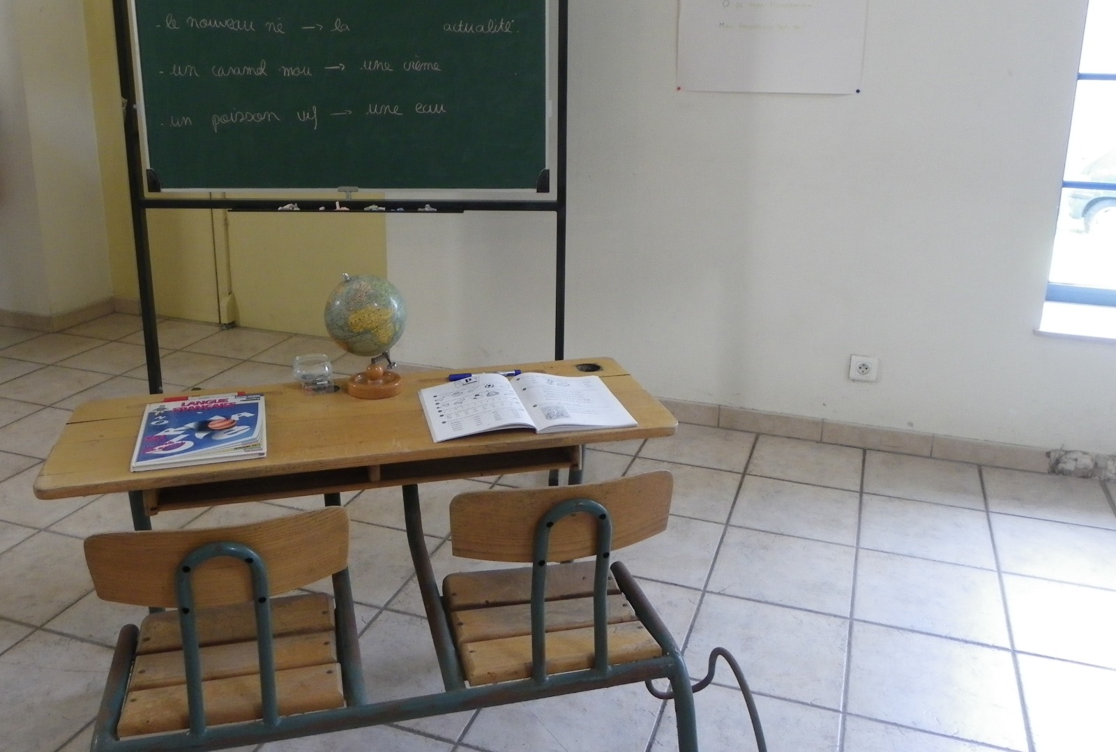 Zurückgegebenes Klassenzimmer