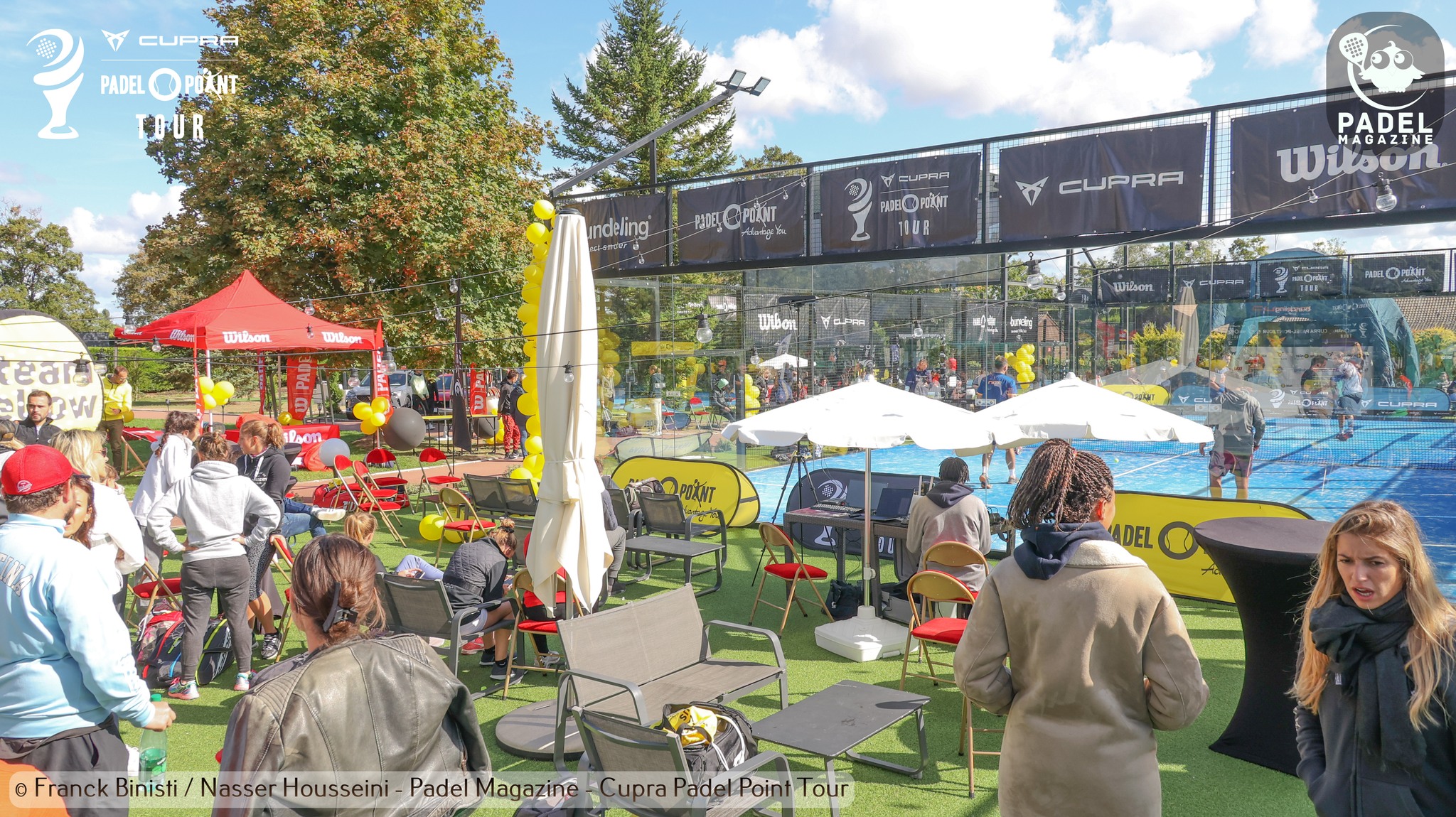 Du padel and automobiles at the Club des Pyramides for the Cupra Padel Point Tour