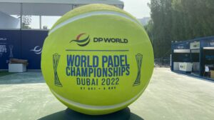 Grosse balle Dubai World Padel Championships 2022