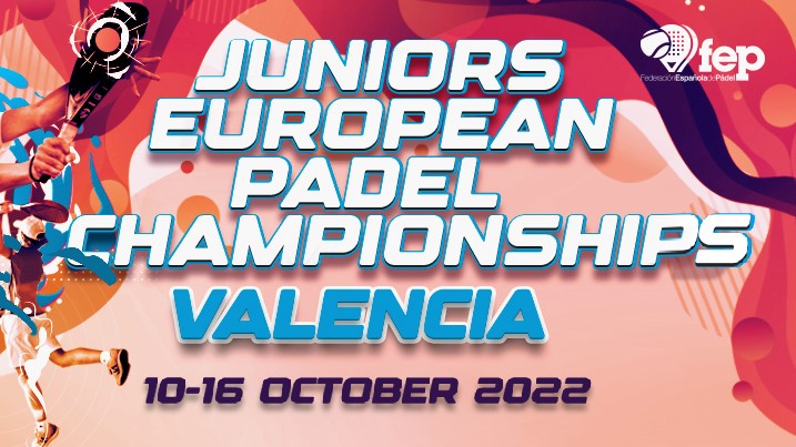 Juniors European Padel Championships 2022 affiche