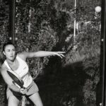 Laura Clergue lob P1000 black and white all in padel sports