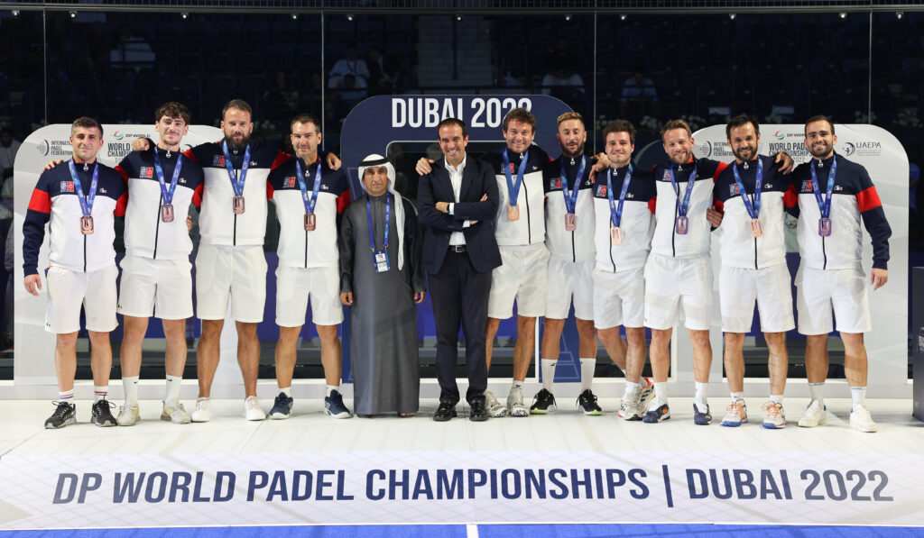 medalla de bronze equip de França masculí de Dubaï