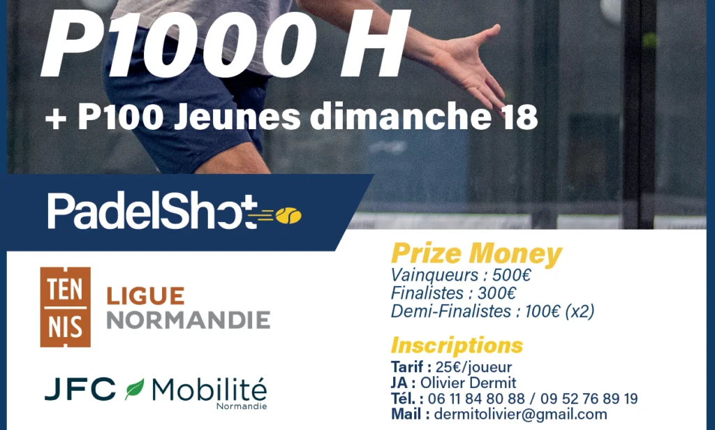 P1000 padel shot caen