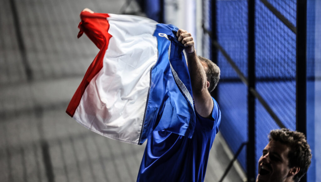 equipo de bandera mundial francia