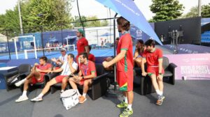 Equipe portugaise encourage mondial 2022 petite finale hommes