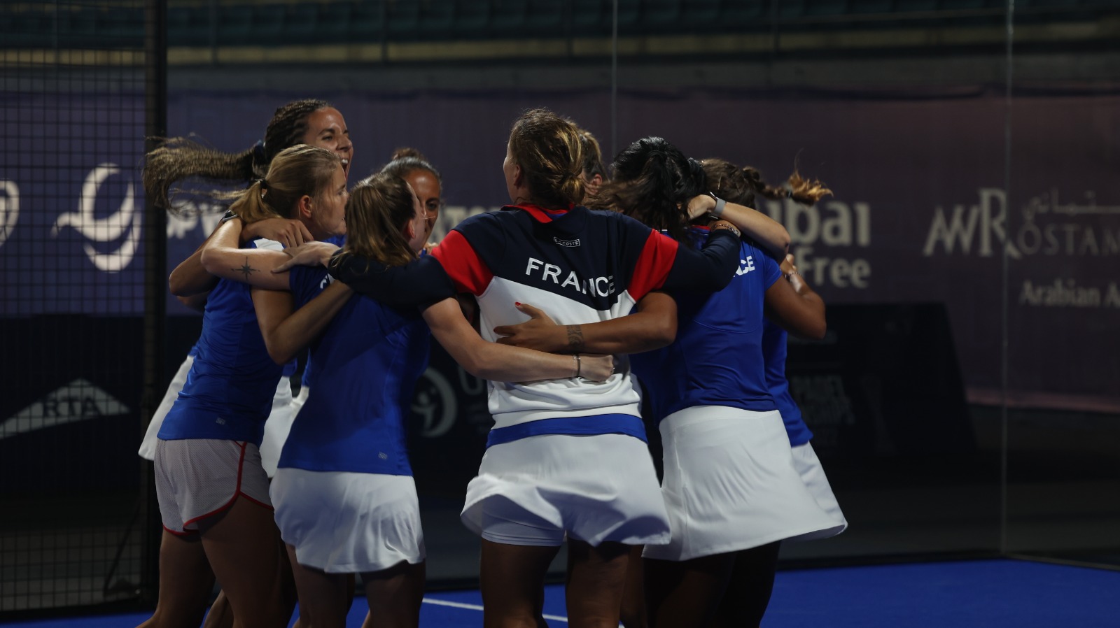 Francia alegría victoria ronda femenina Dubái Brasil 2022