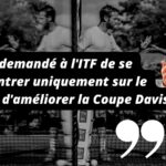 Dichiarazione di Gilles Moretton FIP ITF cut davis