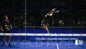 Juan Tello smash suspension WPT Mexico Open quart 2022