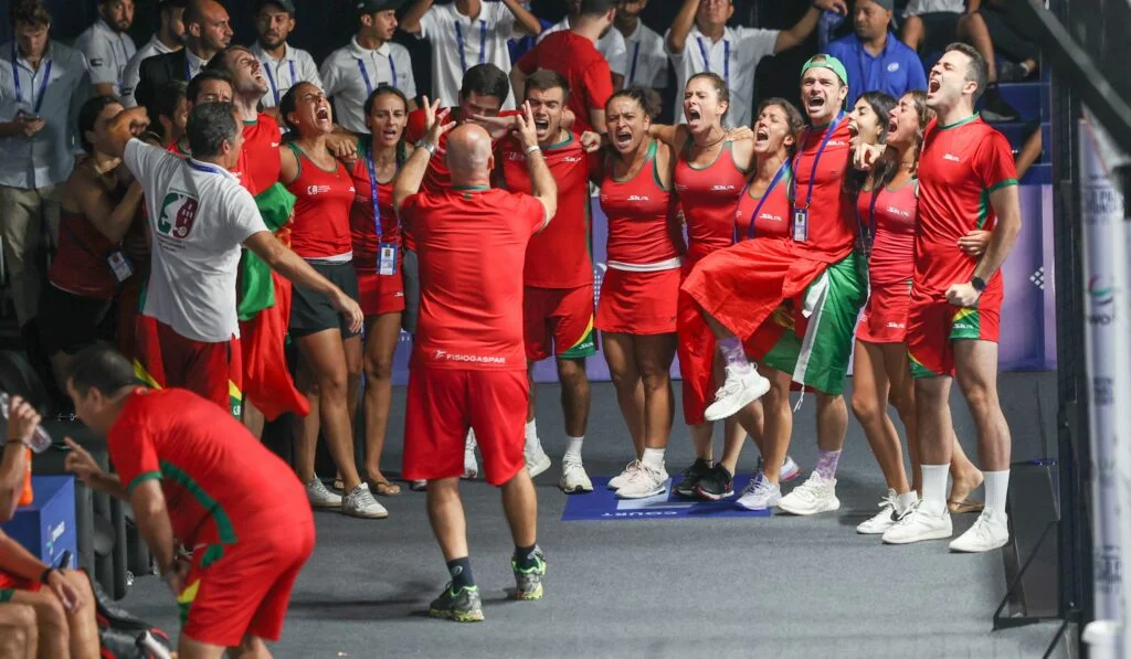 Portugal joie encouragements Mondial Padel 2022 Dubai