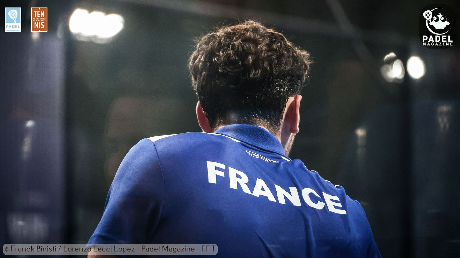 Thomas Leygue de dos équipe de France Mondial 2022 Dubai