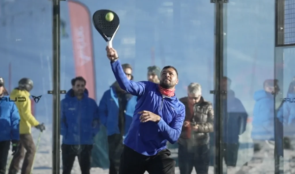 tsonga padel neige