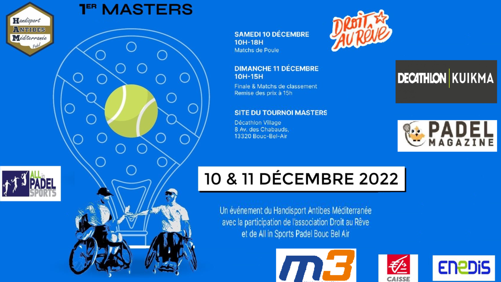 padel fauteuil masters 2022