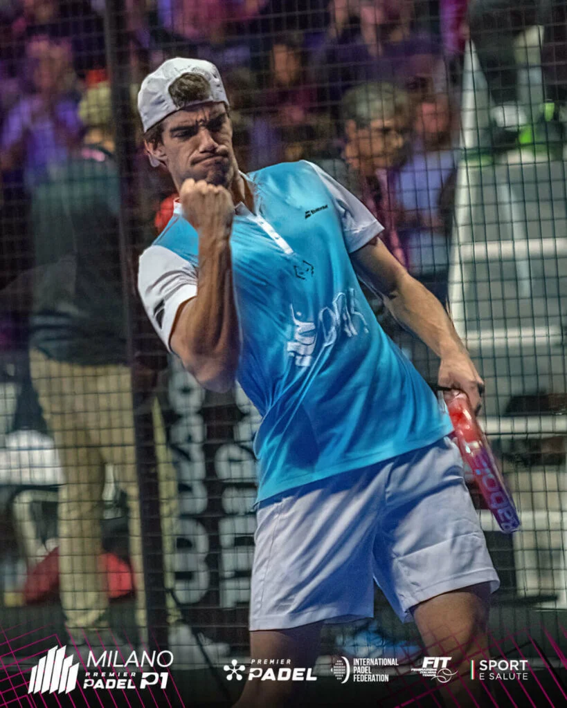 Lebron-poing-serre-2022-Premier-Padel-P1-Milano | Padel Magazine