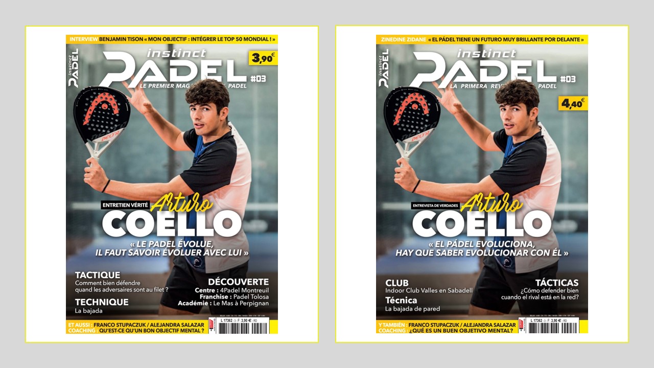 Instinkt Padel : das Magazin 100% padel auf Französisch und Spanisch!