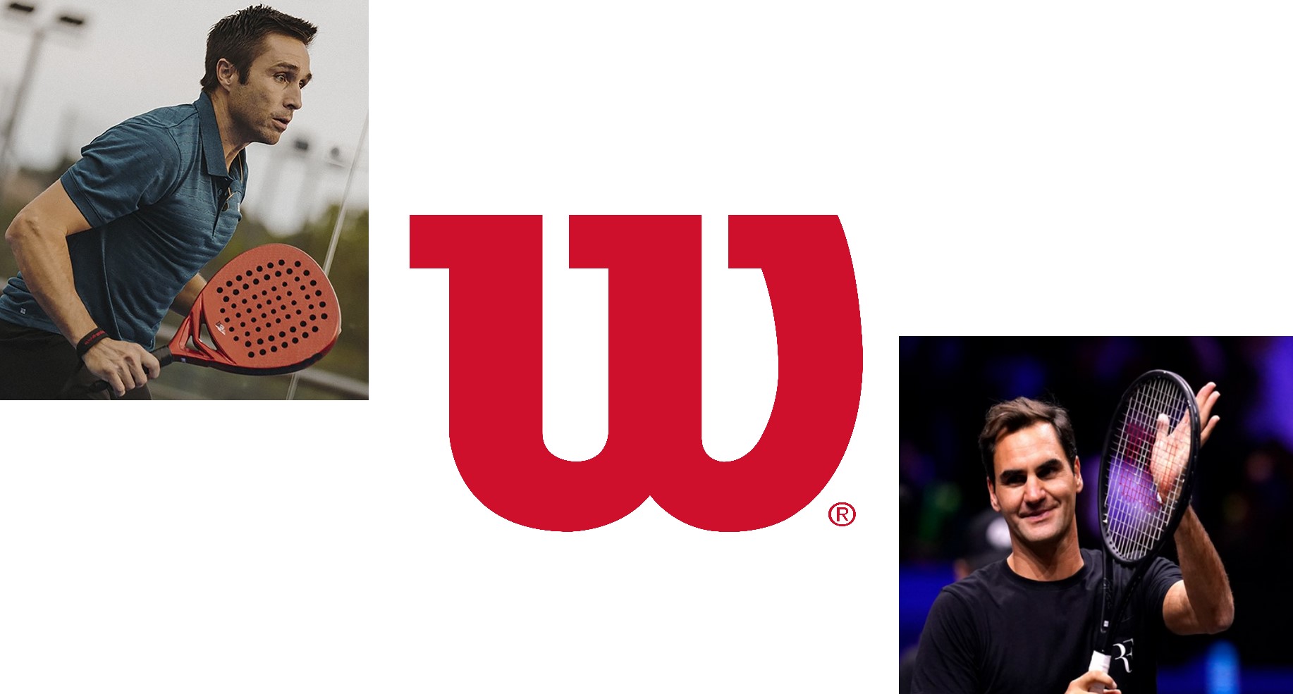 Wilson: två utvalda ambassadörer med Bela och Federer