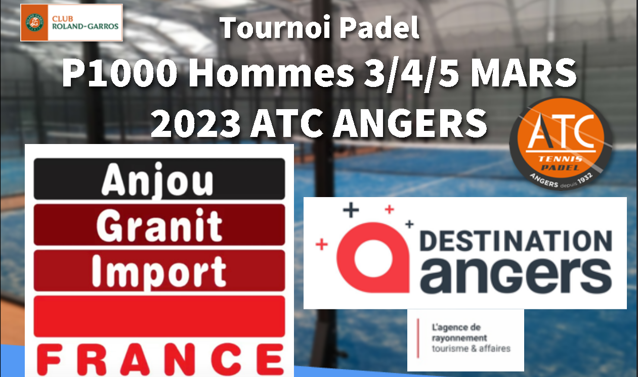 Un P1000 a principis de març al Club de Tennis d'Angers