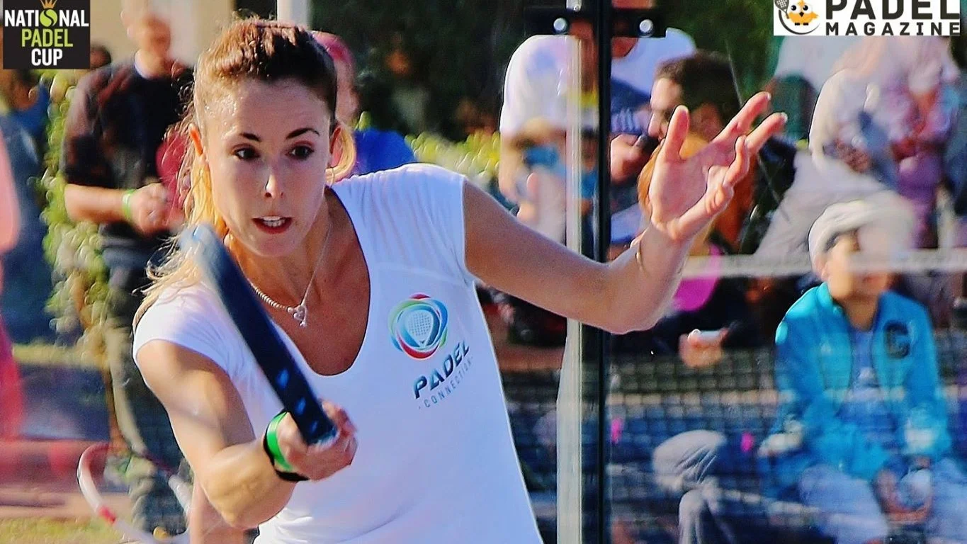 Alizé Cornet swaps her tennis racket for a pala
