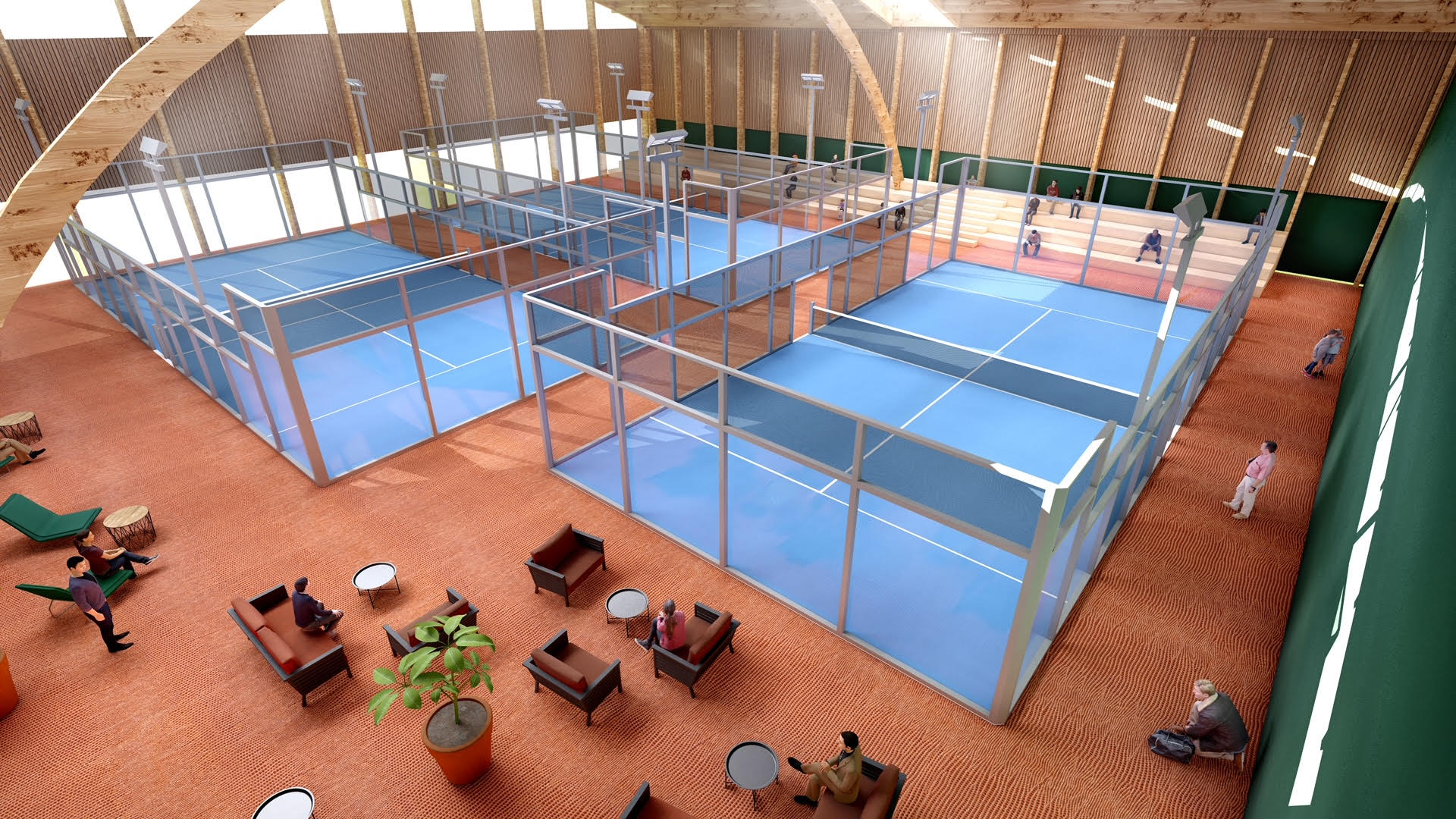 Grenoble Tennis lanserar sitt projekt med 7 banor!