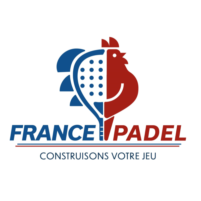フランス語のロゴ Padel 広場