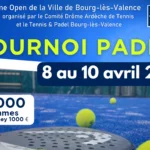 Open bourg lès valence padel