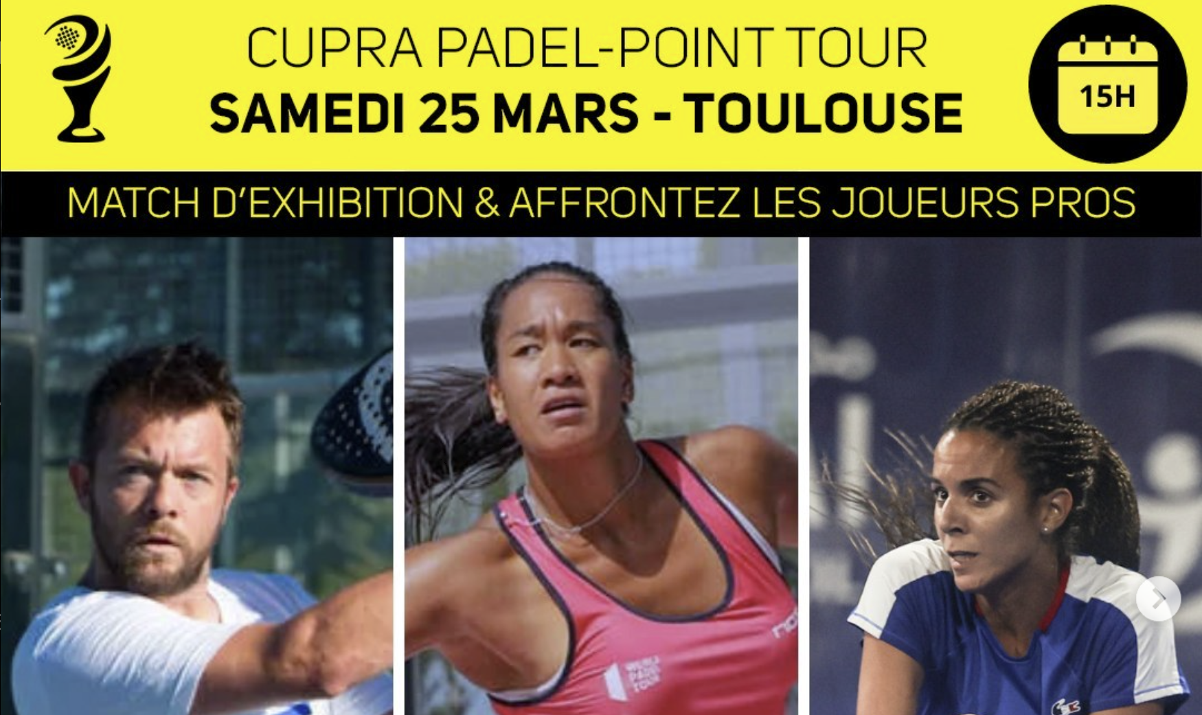 Cupra Padel-Point Tour Ausschiffung um 4Padel Toulouse