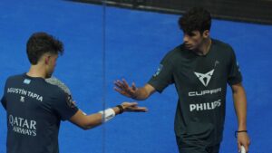 Coello Tapia tape main Premier Padel Qatar Major 2023