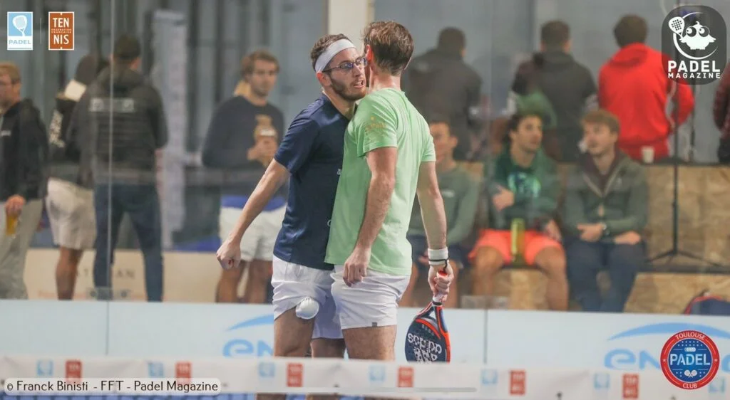 Dumartin Perilhon chest bump