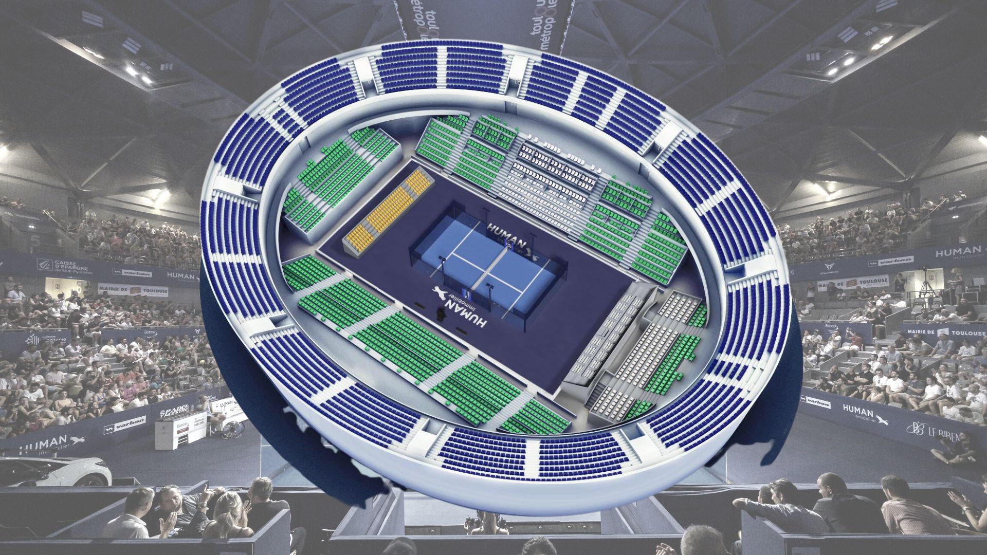 Human Padel Open 2023: eine einzigartige Arena!