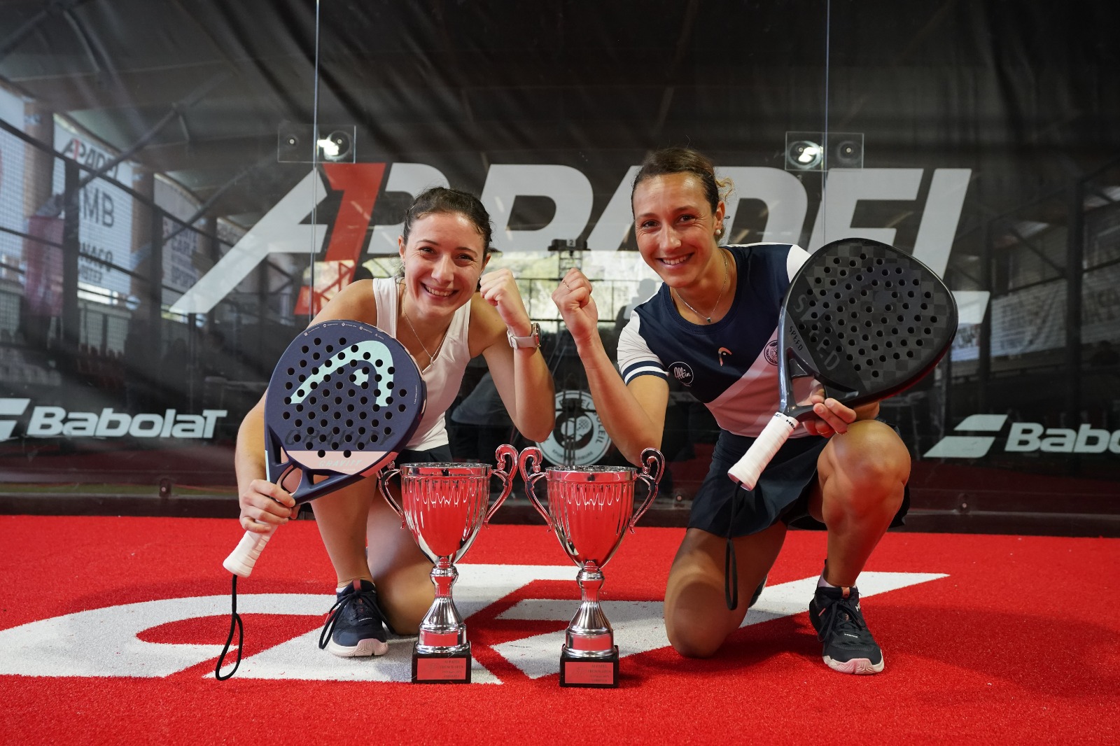 Lucile Pothier og Jessica Ginier, dronninger af A1Padel France Open
