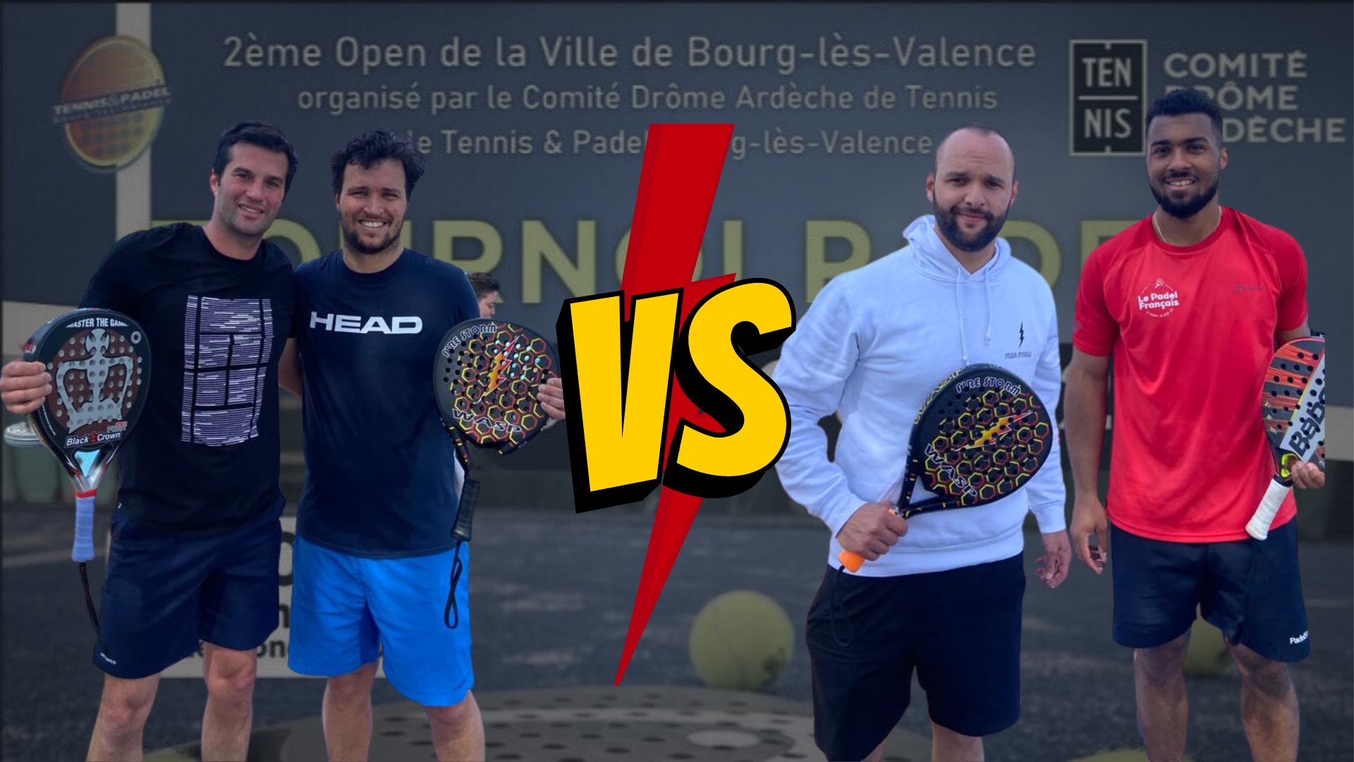 Open Bourg Lès Valence : 1/2 explosive Vincent / Authier vs Lopes / Ferrandez