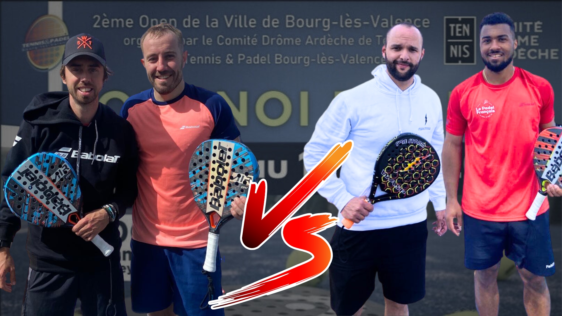 Öppen Bourg-Lès-Valence-final: Vincent / Authier vs Sanchez / Rouanet