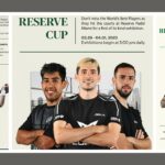 RESERVE Padel Cup-Plakat