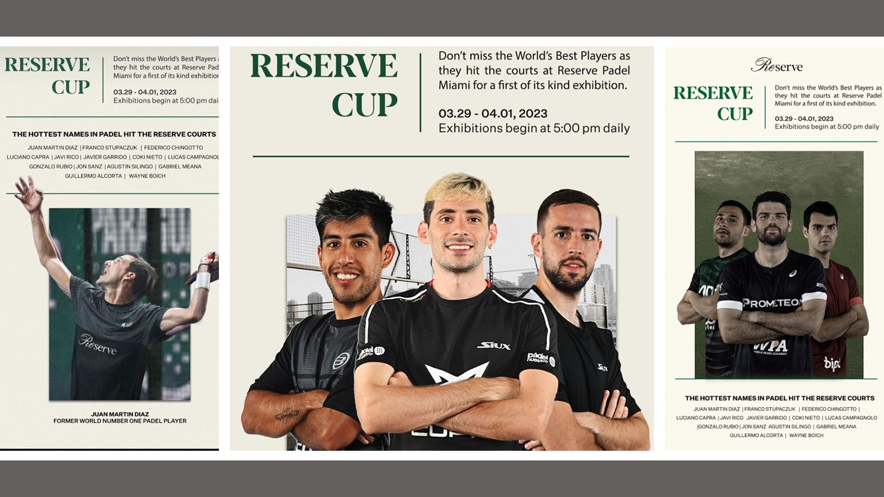 Reserve Padel Cup Affiche