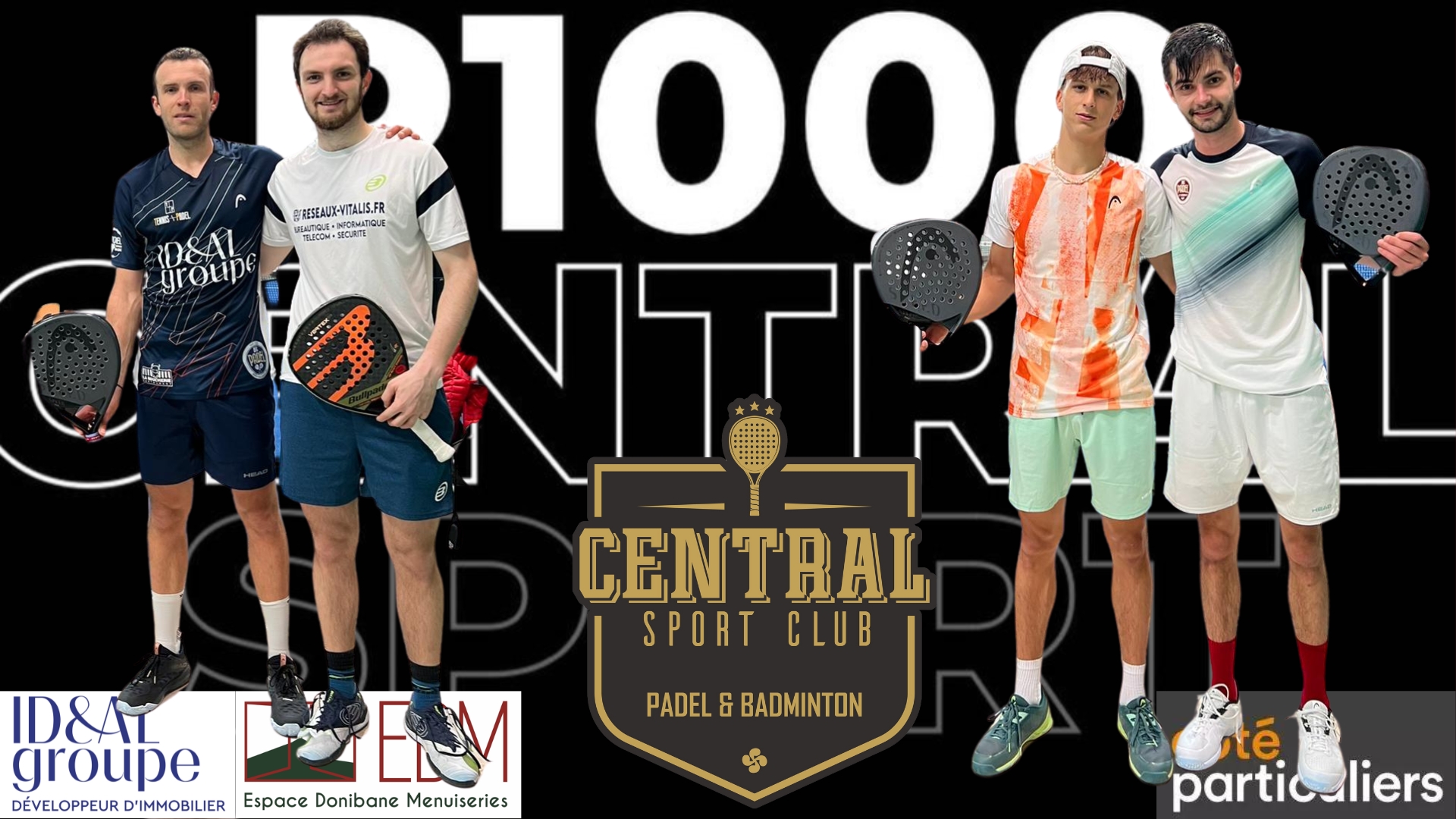 Final – P1000 Central Sport Club – Joris/Moura vs Grué/Raichman