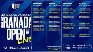 horaires open granada padel 2023
