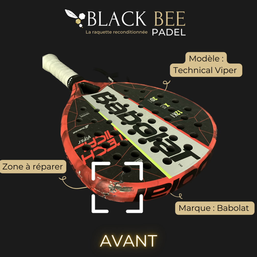 Black Bee Padel réparation avant 