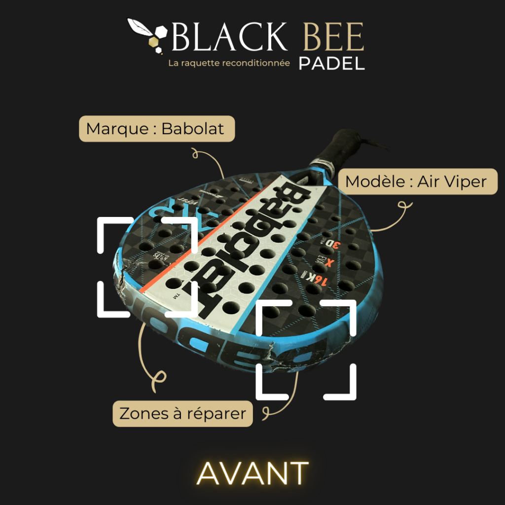 Black Bee Padel réparation avant 