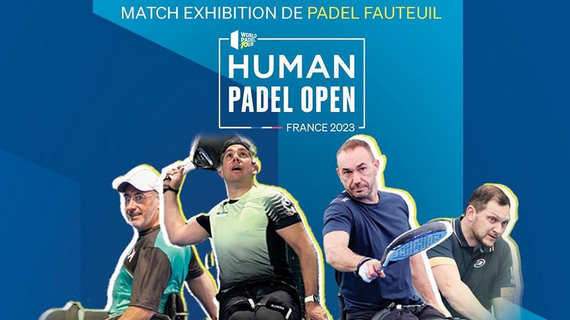 Exhibition Padel Fauteuil Toulouse Human Padel Open 2023