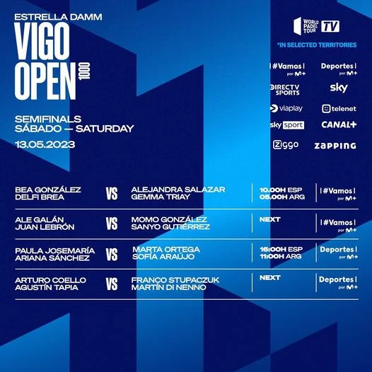 Programme-demi-finales-WPT-Vigo-2023 | Padel Magazine Programme-demi-finales-WPT-Vigo-2023